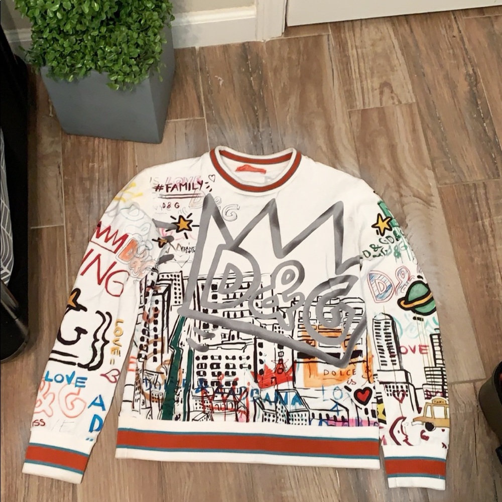 Dolce & Gabbana Graffiti Sweater